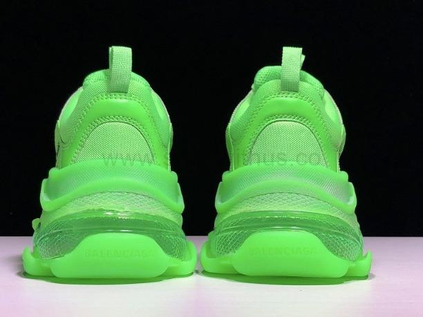 BalenciagaMen's Triple S Clear Sole -  Neon Green