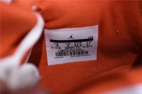 Air Jordan 4 AJ4 Basketball Shoes - White/Game Royal-Orange