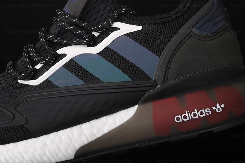 adidasMen's ZX 2K Boost - Black Iridescent