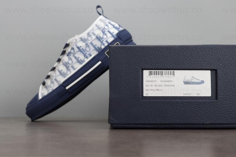 DiorHomme B23 Low - Blue Oblique