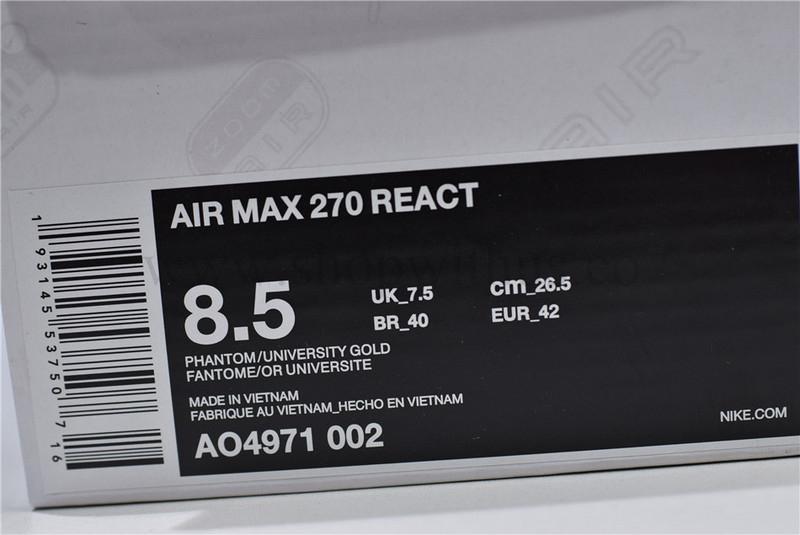 NikeAir Max 270 React - Bauhaus