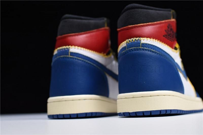 Jordan 1 best sale union blue toe