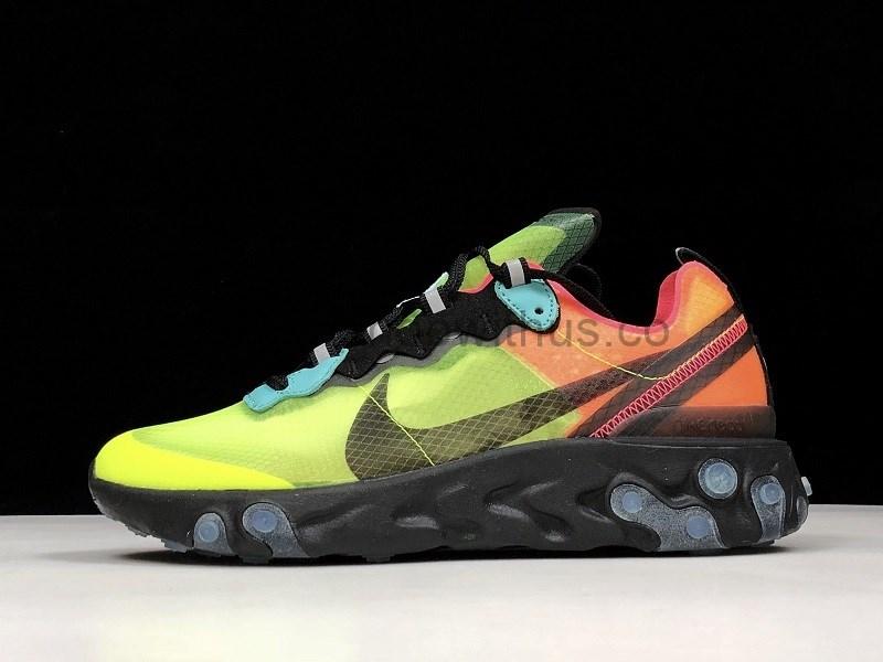 NikeReact Element 87 - Volt/Racer Pink