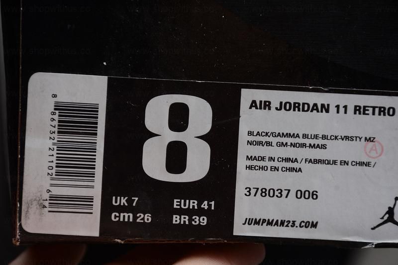 Air Jordan 11 AJ11 Retro - Gamma Blue