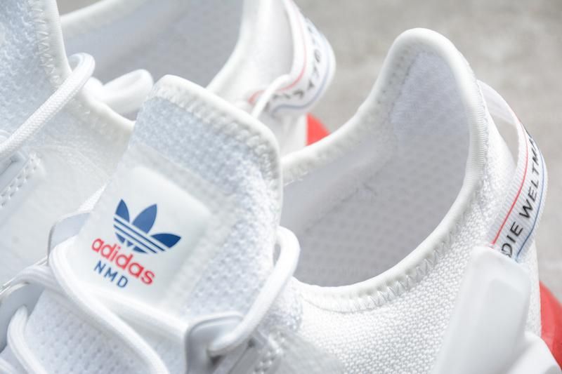 adidasNMD R1 v2 - White/Red/Blue