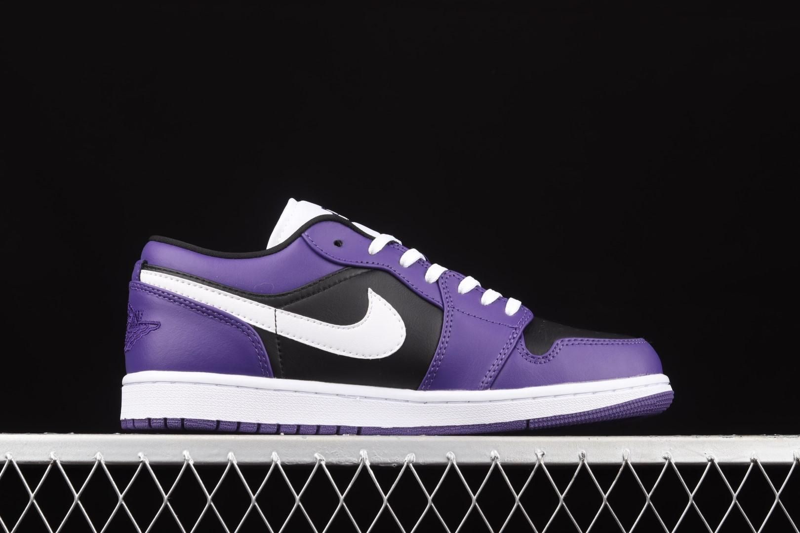 Air Jordan 1 AJ1 Low - Court Purple/Black