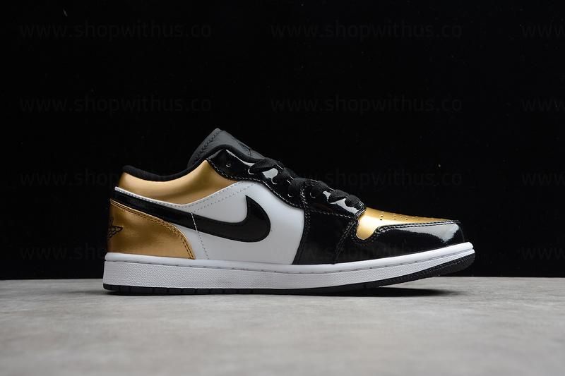 Jordan 1 gold toe hot sale low