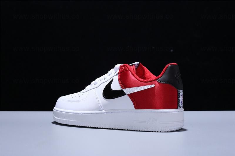 NikeAir Force 1 AF1 Low NBA - White/Red