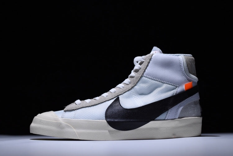 The 10: OFF-WHITE x NikeMen's Blazer Mid - White/Black-Muslin