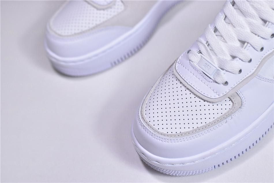 NikeAir Force 1 AF1 Shadow - White/Atomic Pink