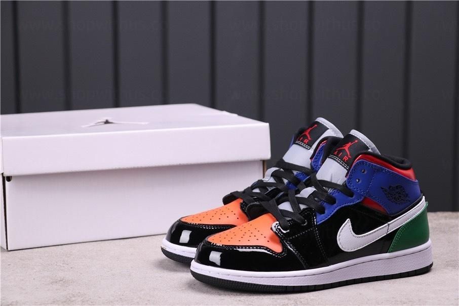 Air Jordan 1 AJ1 Mid SE - Multi Patent