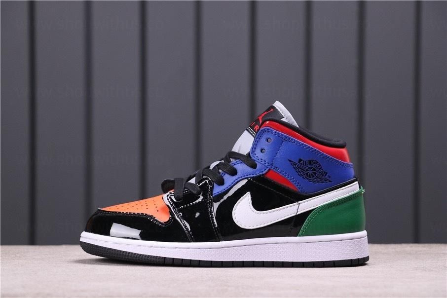 Air Jordan 1 AJ1 Mid SE - Multi Patent