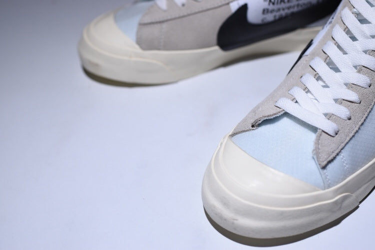 The 10: OFF-WHITE x NikeMen's Blazer Mid - White/Black-Muslin