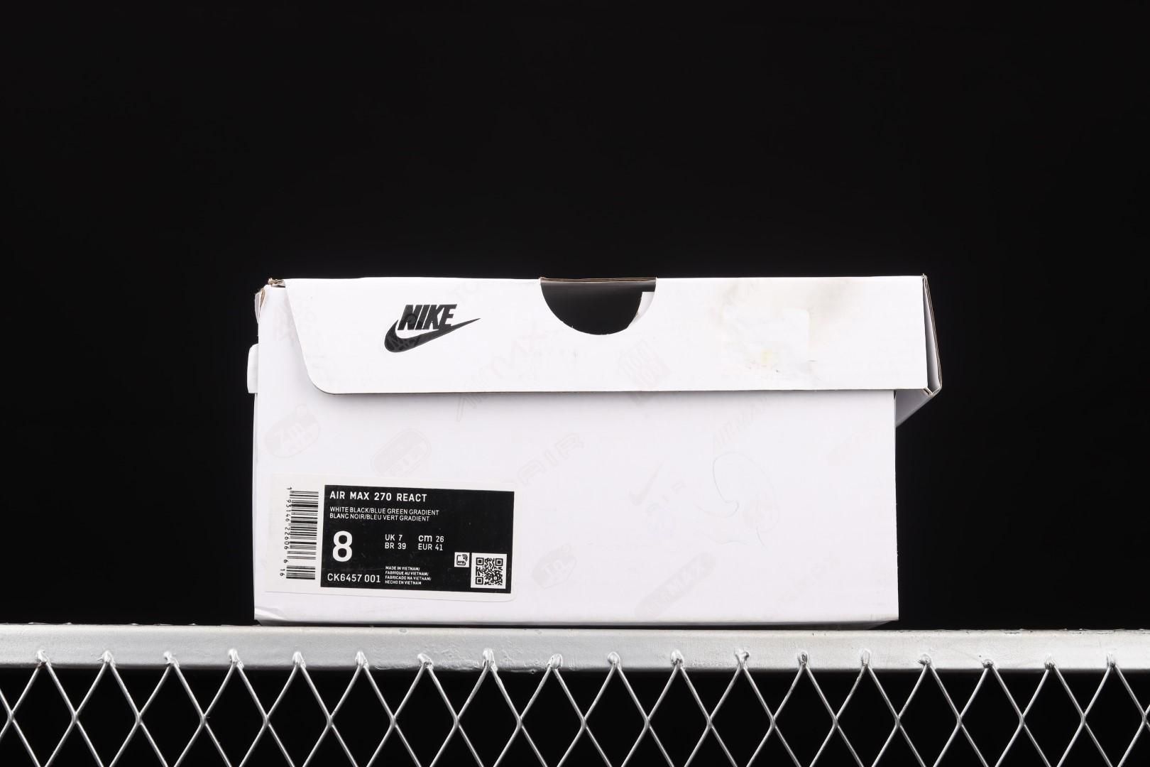 NikeMen's Air Max 270 AM270 React - Worldwide Pack Black