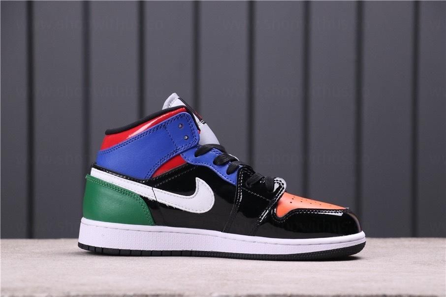 Air Jordan 1 AJ1 Mid SE - Multi Patent