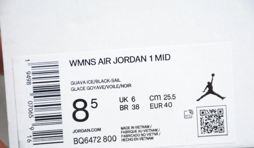 WMNS Air Jordan 1 AJ1 Mid -  Guava Ice