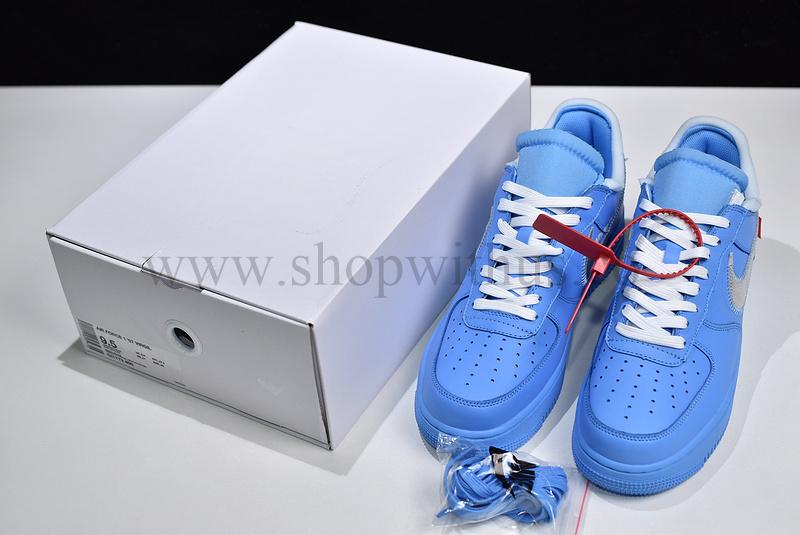 NikeAir Force 1 Low Off-White MCA - University Blue