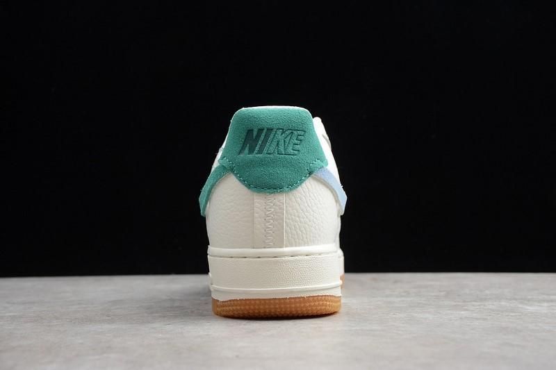 NikeMens Air Force 1 AF1 Vandalized - "Sail Mystic Green"