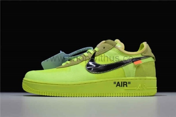 Off-White x NikeAir Force 1 Low - Volt