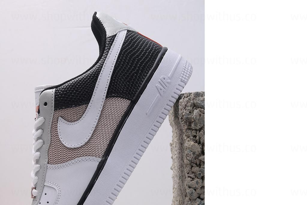 NikeAir Force 1 AF1 07 - Grey/Black/Gold