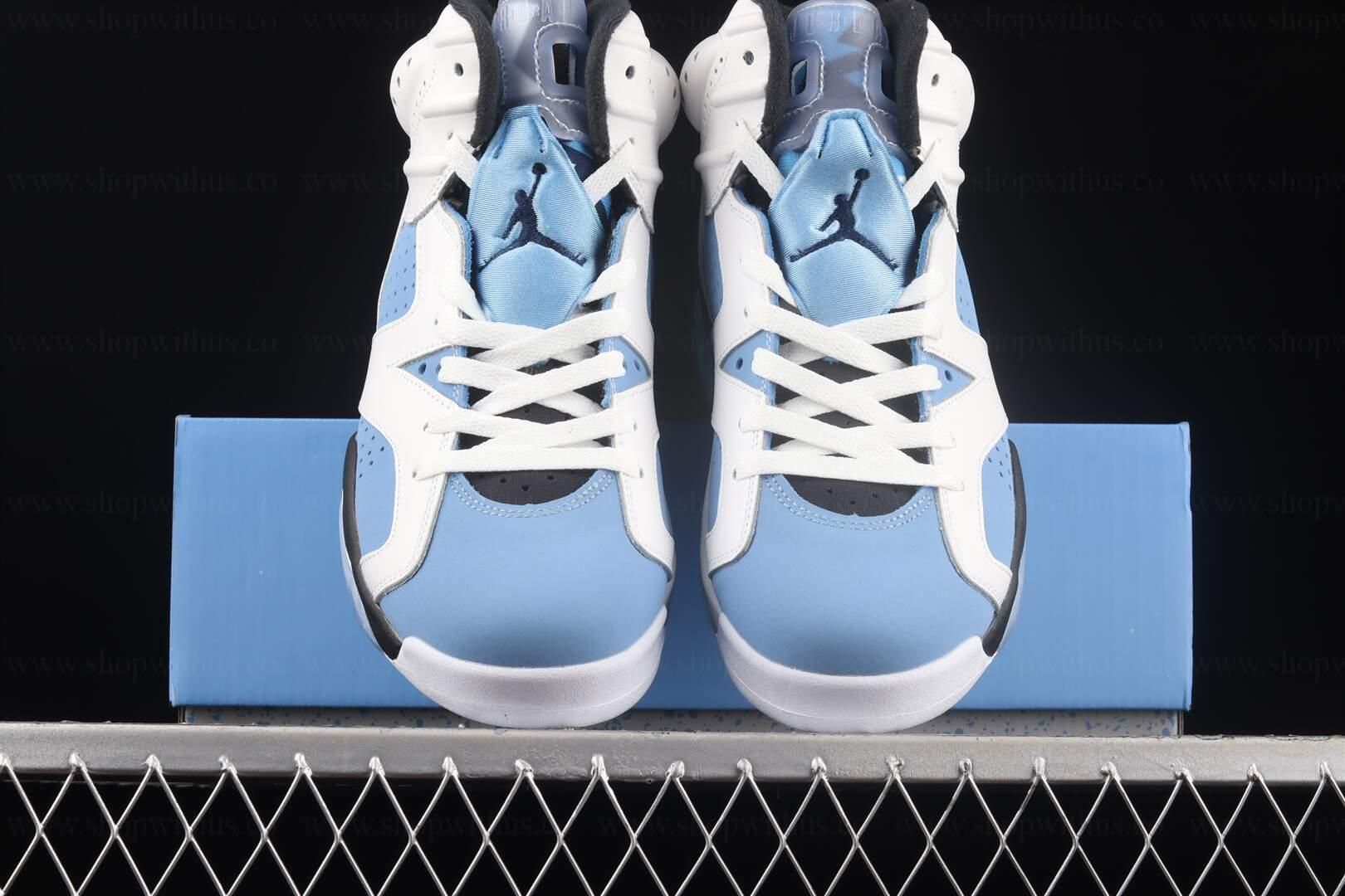 Air Jordan 6 AJ6 - UNC White