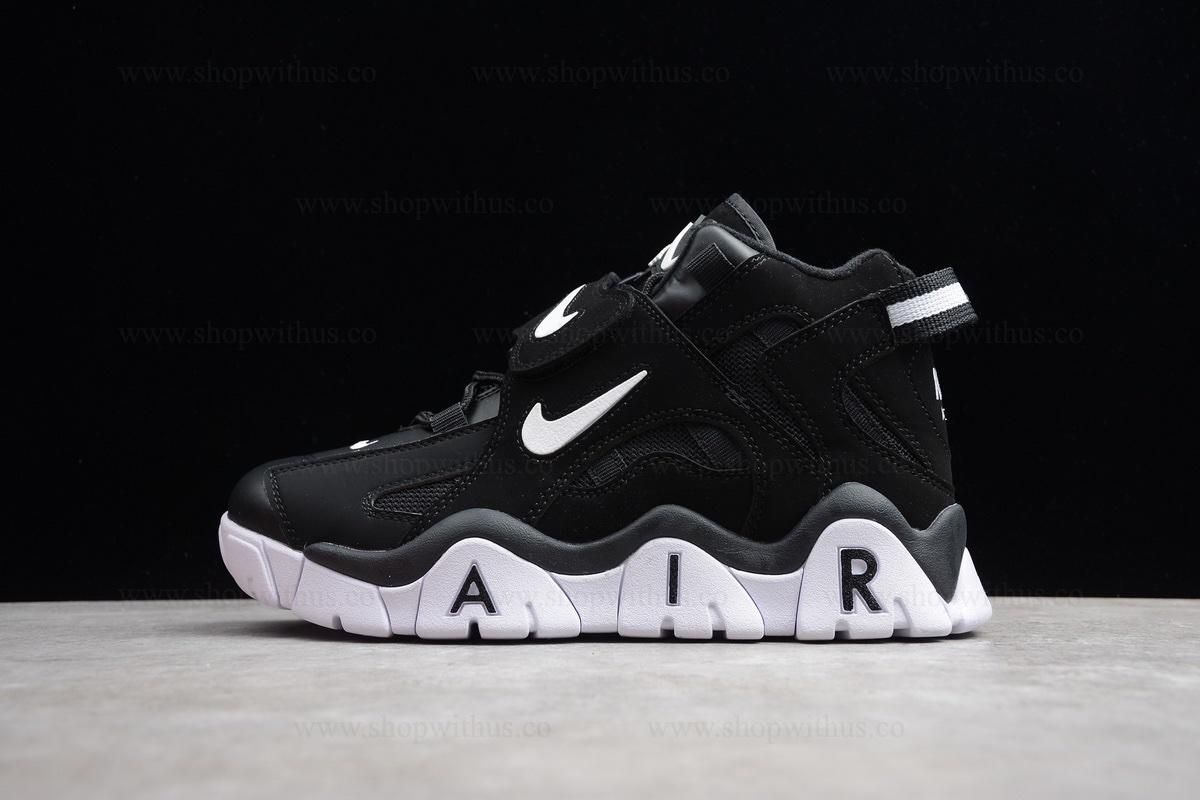 NikeAir Barrage Mid - Black/White