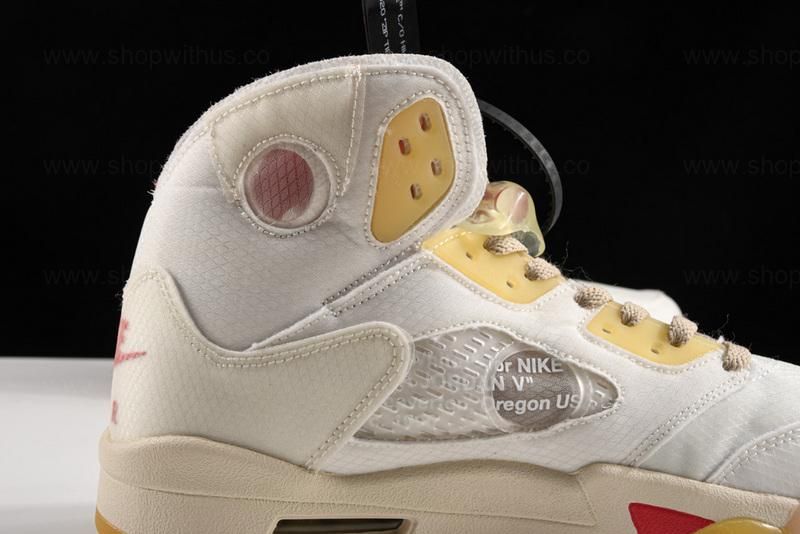 OFF-WHITE x Air Jordan 5 AJ5 Retro - Sail