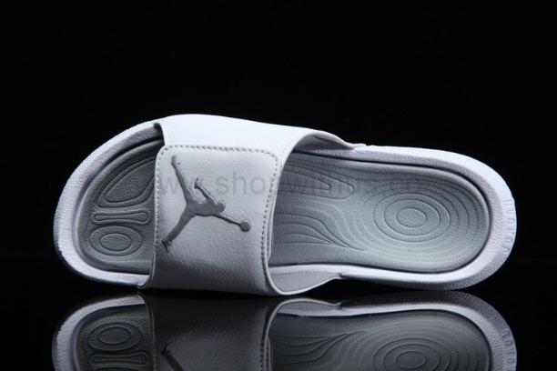 Air Jordan Hydro 6 Slide - White/Pure Platinum