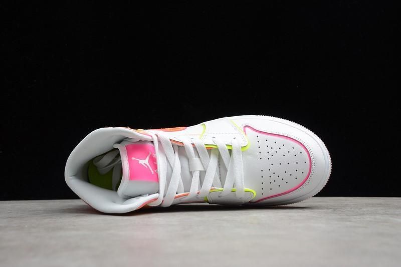 NikeWMNS Air Jordan 1 AJ1 Mid - Edge Glow