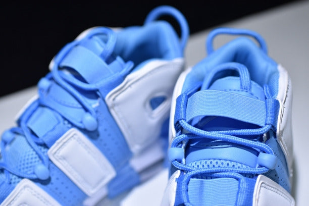 NikeAir More Uptempo Mid Basketball Shoe- Sky Blue