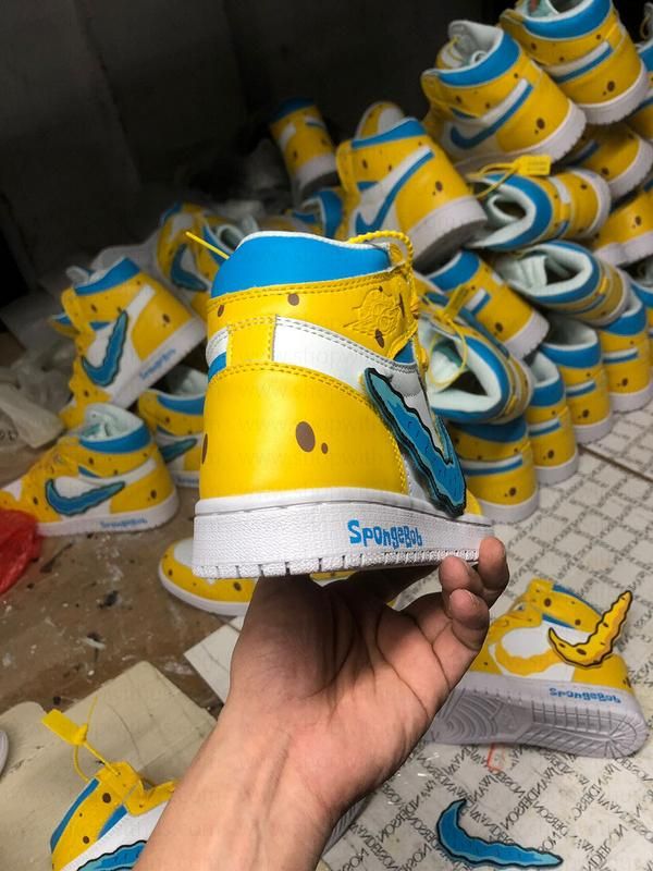 Air Jordan 1 AJ1 - Spongebob