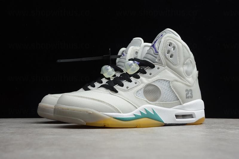 Off-White™ x Air Jordan 5 AJ5 - Grey White