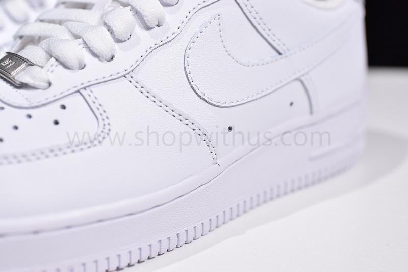 (Real Leather)NikeAir Force 1 AF1 07 - Triple White