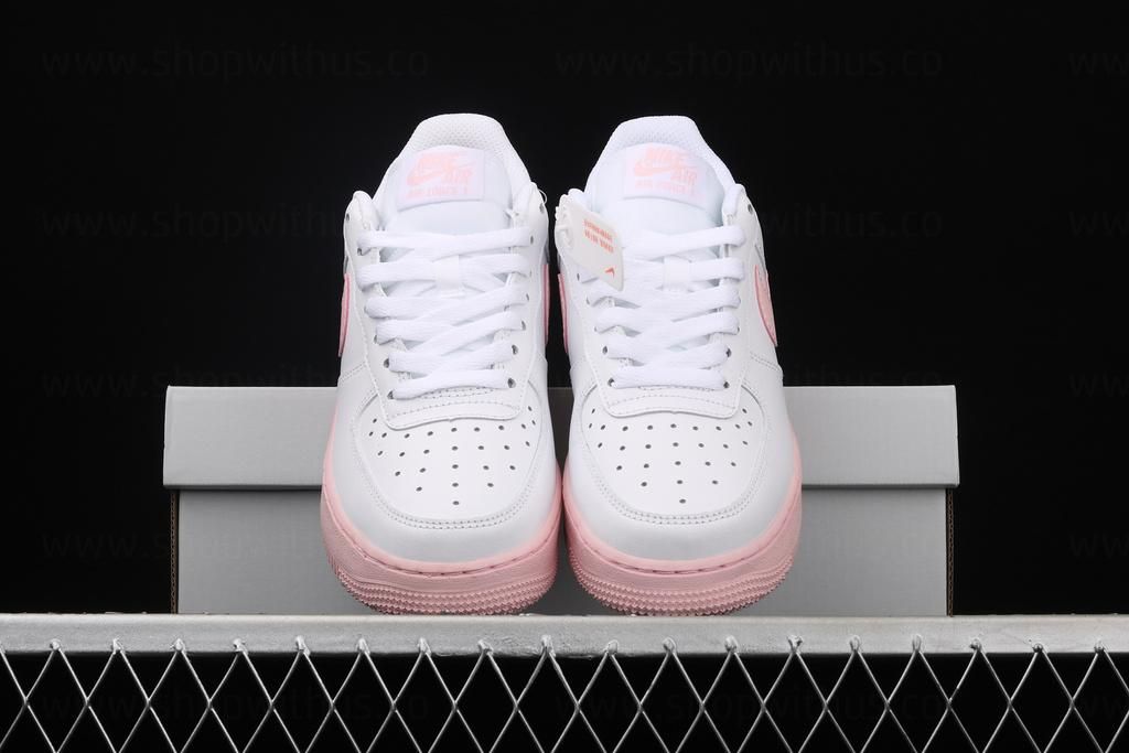 NikeAir Force 1 AF1 Low - White/Pink Foam