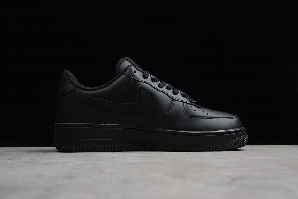 (Synthetic Leather)NikeWMNS Air Force 1 AF1 Short - Triple Black