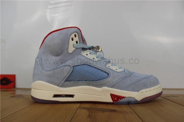 Air Jordan 5 Retro x Trophy Room- Ice Blue