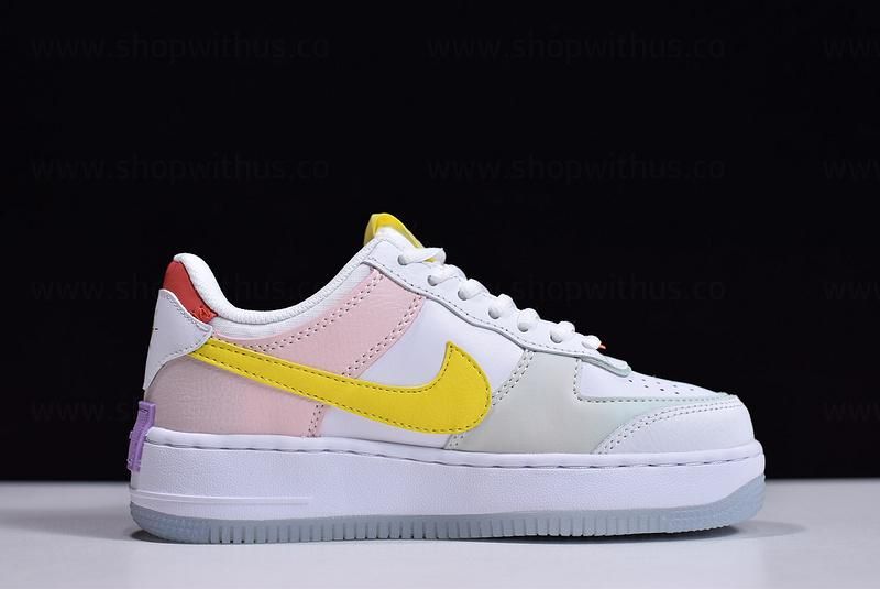 NikeWMNS Air Force 1 AF1 Shadow - White/HydrogenBlue