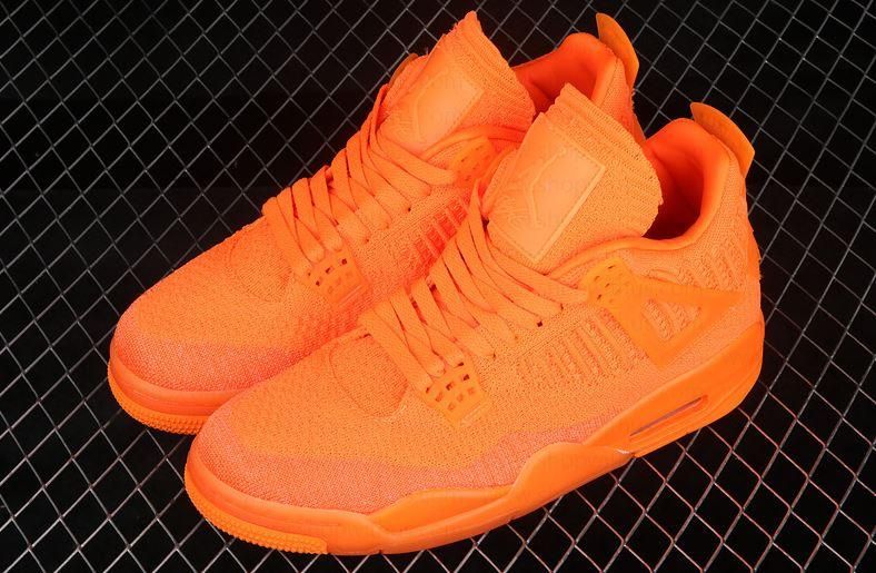 Air Jordan 4 AJ4 Flyknit - Orange