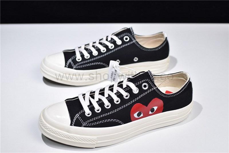 Comme des Garcons Play x Converse Chuck Taylor All-Star 70s Low - Black