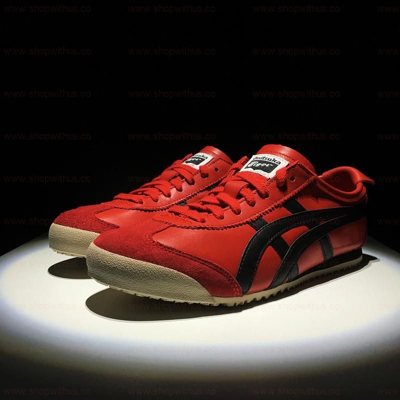 (Leather)Onitsuka Tiger Mexico 66 - Red/Black
