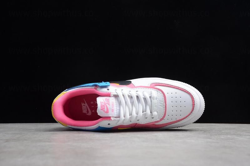 NikeWMNS Air Force 1 AF1 Shadow - White/Pink
