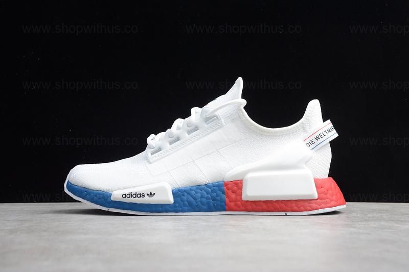 adidasNMD R1 v2 - White/Red/Blue