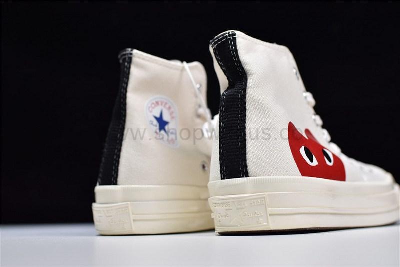 Comme des Garcons Play x Converse Chuck Taylor All-Star 70s Hi - White