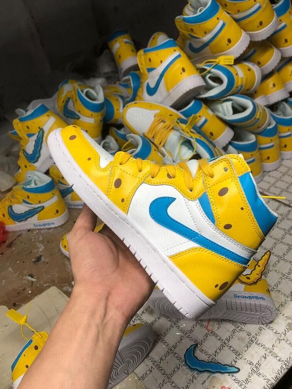 Air Jordan 1 AJ1 - Spongebob