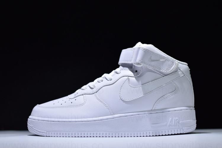 WMNS NikeAir Force 1 AF1 Mid - White