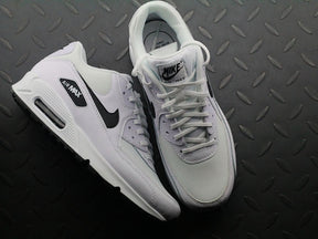 NikeMen's Air Max 90 Essential Running Shoe - White/Black/White