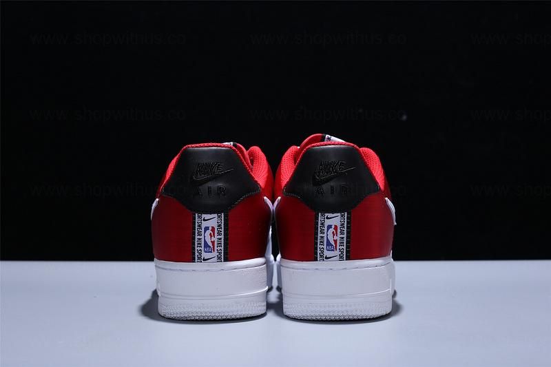 NikeAir Force 1 AF1 Low NBA - White/Red