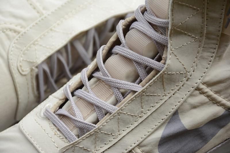 NikeAir Force 1 AF1 High Shell - Cream