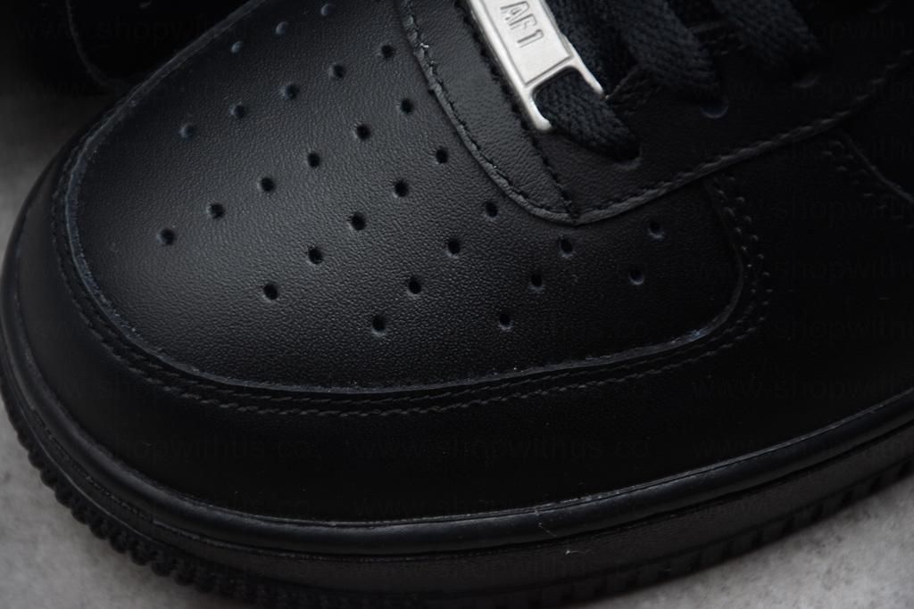 (Synthetic Leather)NikeWMNS Air Force 1 AF1 Short - Triple Black