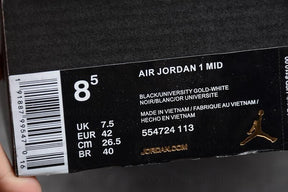 Air Jordan 1 AJ1 Mid - Tuxedo